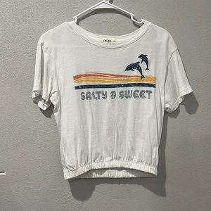 White Salty & Sweet Tee